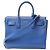 Autre Marque Saint Laurent Paris Sac de Jour Nano Leather 2Way Handbag Blue 340778