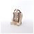 Borsa a mano 2Way Chloé Woody North South in tela e pelle Beige x Brown - vista 2