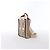 Borsa a mano 2Way Chloé Woody North South in tela e pelle Beige x Brown - vista 3