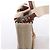 Borsa a mano 2Way Chloé Woody North South in tela e pelle Beige x Brown - vista 4