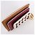 Borsa a pochette Fendi Triplet in pelle x borchie marrone 8BS001 - vista 7