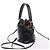 Borsa a tracolla 2Way Mon Tresor Mini in pelle Fendi in nero 8BS010 - vista 3