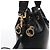 Borsa a tracolla 2Way Mon Tresor Mini in pelle Fendi in nero 8BS010 - vista 4
