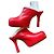 Bottega Veneta BV Bold Leder-Mules Rot