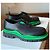Bottega Veneta Scarpe Oxford in pelle Nero/Verde - vista 3