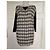 Lanvin Black & White Geometric Print Viscose & Polyester Dress - view 2