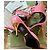 Gucci Priscilla Décolleté in pelle rosa con cinturino - vista 3