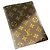 Louis Vuitton Monogram Passhalter Braun