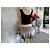 Autre Marque Wind Strickkleid gestreift - Schwarz/Beige - Ansicht 6