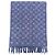 Sciarpa Louis Vuitton Monogram Grigia in Lana e Cashmere