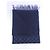 Sciarpa Louis Vuitton Monogram in Lana e Cashmere Blu Navy - vista 11
