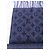 Sciarpa Louis Vuitton Monogram in Lana e Cashmere Blu Navy - vista 2