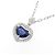 Autre Marque Collana in platino, zaffiro e diamante - vista 3