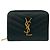 Yves Saint Laurent Cartera compacta de piel Saint Laurent Paris