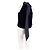 Autre Marque Top senza maniche blu navy con scollo a drappeggio ME + EM - vista 2