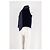 Autre Marque Top senza maniche blu navy con scollo a drappeggio ME + EM - vista 3