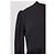 Autre Marque Vestido largo de seda negro OLIVIA RUBIN - vista 3