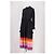 Autre Marque Vestido largo de seda negro OLIVIA RUBIN - vista 4