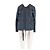 Giacca corta con cappuccio blu Sea New York