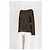 Autre Marque SIYU Pullover mit geometrischem Muster Braun - Ansicht 5