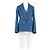 Blazer SéZane azul de algodão de abotoamento duplo