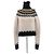 Céline Rollkragenpullover in Creme und Marineblau