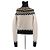 Céline Rollkragenpullover in Creme und Marineblau - Ansicht 2