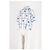 Top de algodão branco SéZane com bordados florais azuis - vista 4