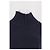 Soeur Ärmelloser Rollkragenpullover aus Wolle in Marineblau - Ansicht 5