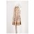 Autre Marque POUPETTE ST BARTH Weißes kurzes Kleid mit Blumenprint - Ansicht 4
