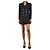 Chanel Abito blazer doppiopetto glitter blu navy - size UK 8