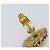 CHANEL Earring Metal Gold Tone White CC - vista 5