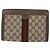 GUCCI GG Supreme Web Sherry Line Clutch Bag PVC Beige 89 01 001 - vista 13