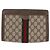 GUCCI GG Supreme Web Sherry Line Clutch Bag PVC Beige 89 01 001 - vista 2