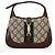 Gucci Jackie 1961 Monogramm Lederhandtasche Braun - Ansicht 3