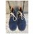 Acne Studios Bottines Chukka en daim bleu marine - vue 3
