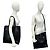 Prada Schultertasche aus Leder mit Dreiecks-Logo - Ansicht 2