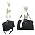 Bolsa Boston 2-Way Prada em nylon e lã cinza - vista 2