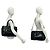 Tote Bolsa 2-Way em couro preto Prada - vista 2