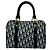 Borsa Mini Boston Christian Dior con motivo Trotter blu navy