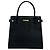 Burberry Nova Check Lederhandtasche mit Logo-Plakette