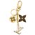 Portachiavi Louis Vuitton Gold