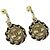 Orecchini Chanel B26C con strass, design a catena e logo Coco Mark - vista 4