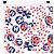 Foulard in seta Chanel 12P CC Coco Mark Clover - vista 2