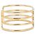 Céline Bracciale Rigido CELINE Triomphe Cage C2 Colore Oro da Donna - vista 5