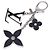 Louis Vuitton Bijou Sac Fleur de Epi Bag Charm Keychain for Women