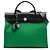 Hermès Green Toile Herbag Zip 31