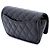 Estojo de óculos Chanel Black CC Quilted Caviar com corrente - vista 2