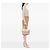 Borsa tote Chanel Beige New Travel Line in nylon - vista 6