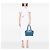 Céline Celine Bolso Tote Trifold Pequeño de Cuero Azul - vista 5